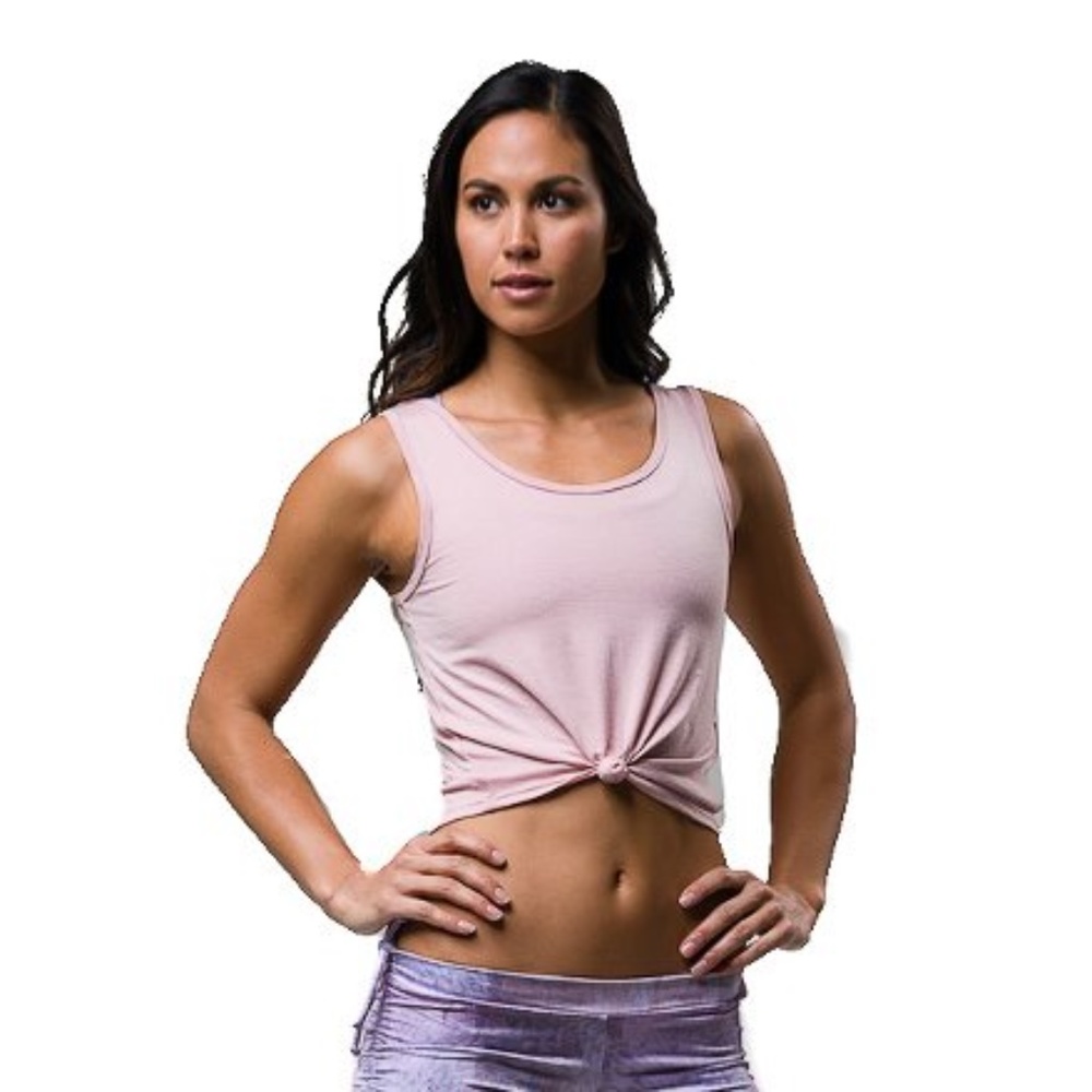 onzie blush crop top